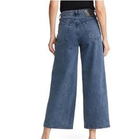 Rag & Bone Maya High-Rise Wide Leg Ankle Jeans Size 6 NWT 31.5" Inseam - Picture 2 of 7